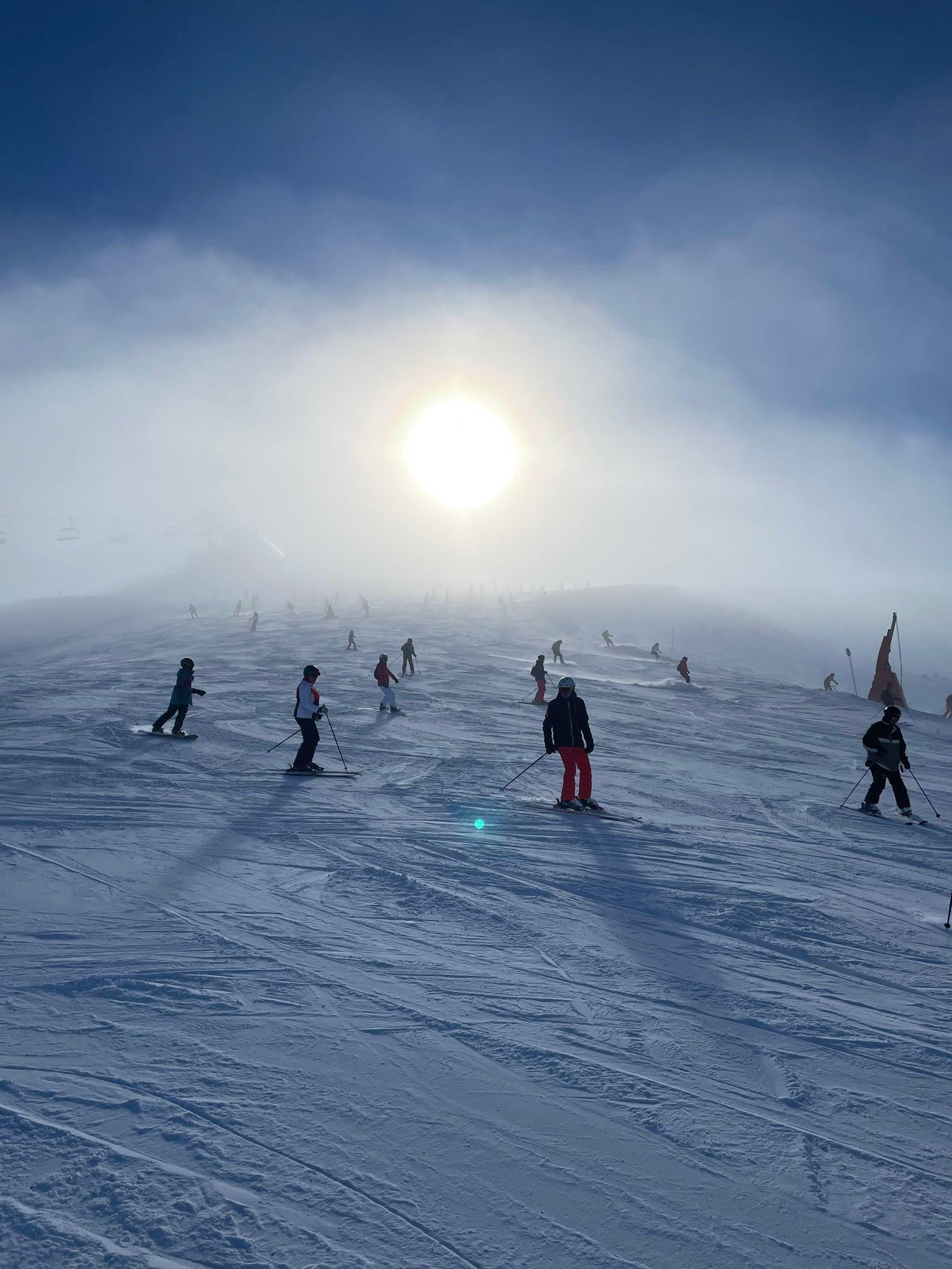 71 Sig Regt on the slopes